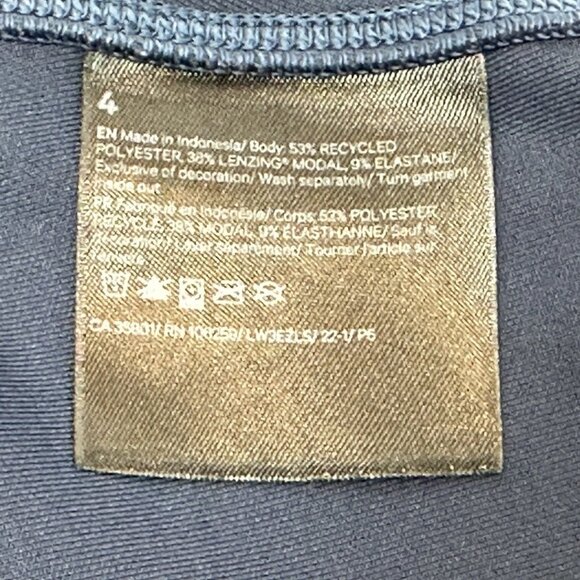 Lululemon Perfectly Oversized Cropped Crew *French Terry Blue - 4 - Picture 8 of 8